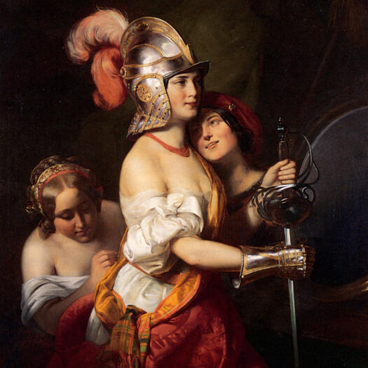 "The Armed Maiden" - Friedrich Von Amerlin